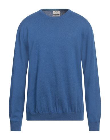 Heritage Man Sweater Blue Size 40 Cotton