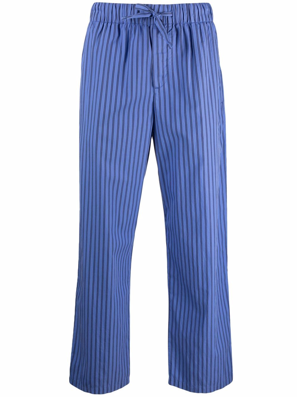 Verneuil stripe-pattern pajama trousers - Blue