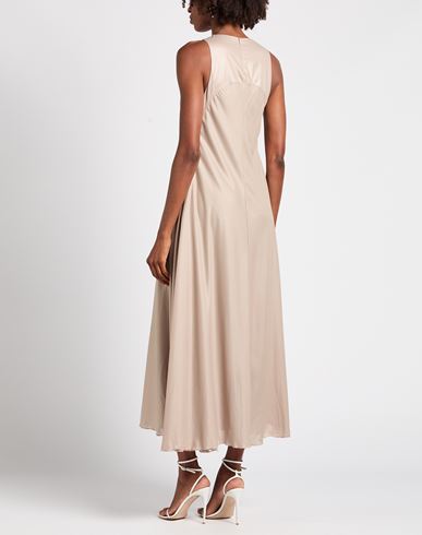 Woman Maxi dress Sand Size 6 Polyester