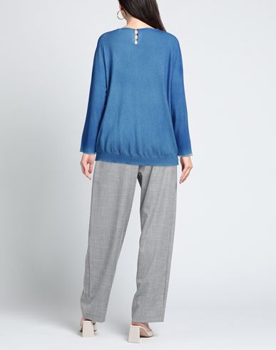 La Fileria Woman Sweater Azure Size 12 Cashmere