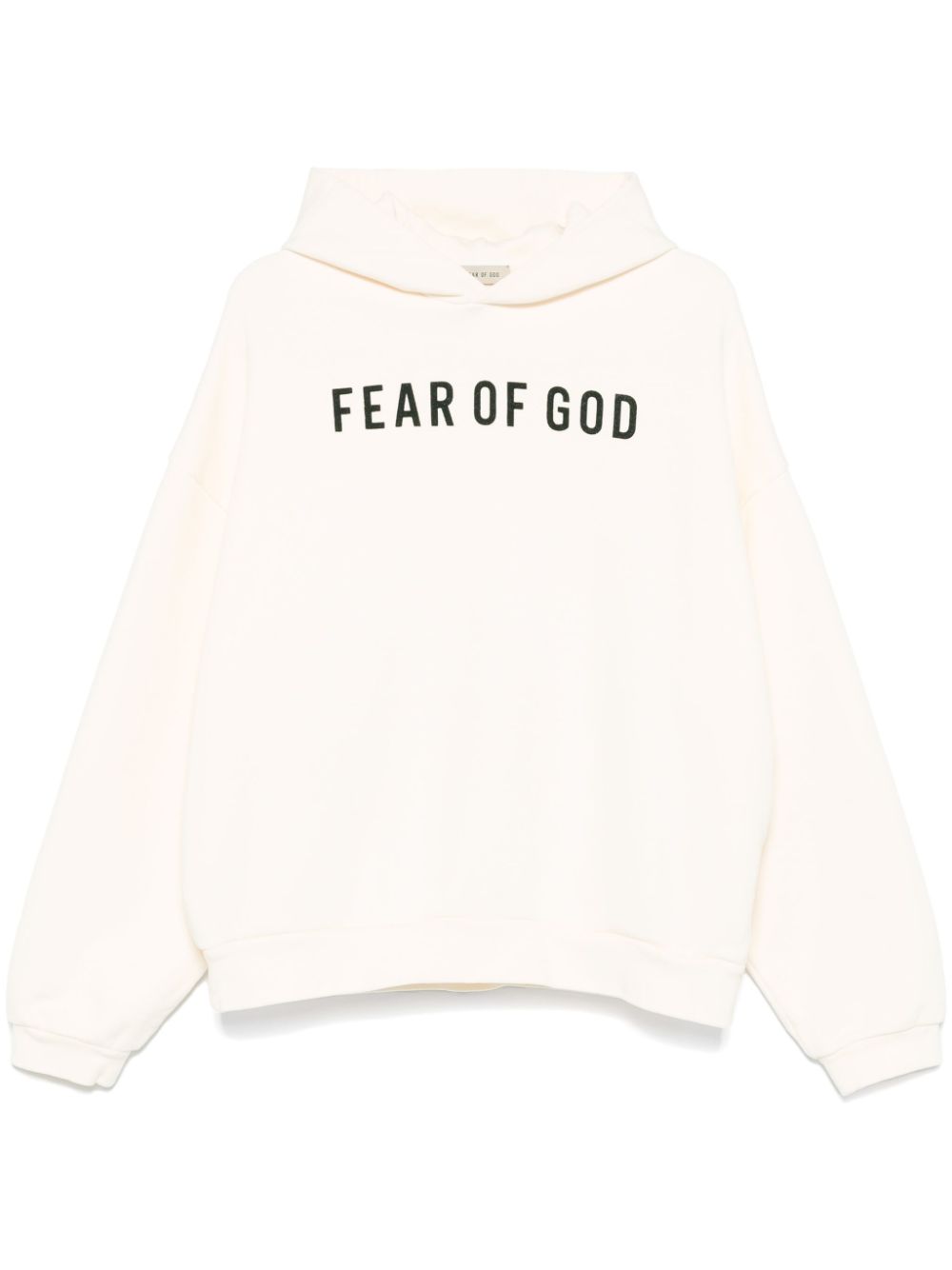 Overlapped hoodie - Neutrals