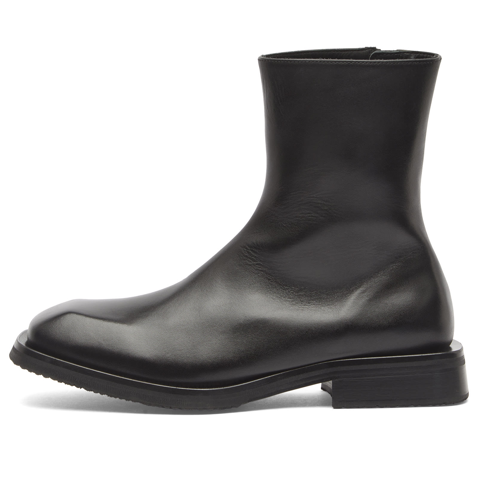 Men's Piston Black Leather Boots