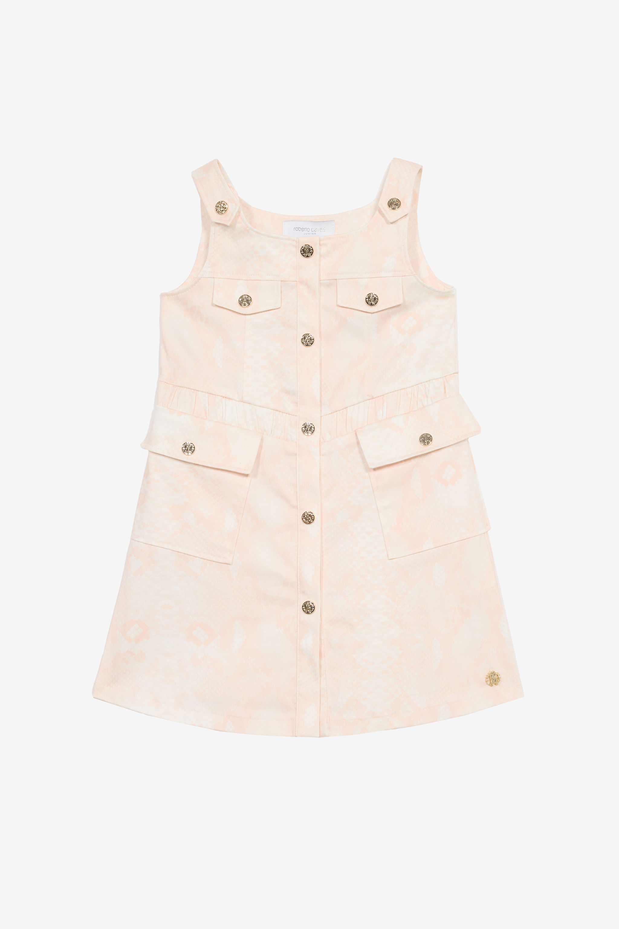 Dress With Snakeskin Print - Female Girls (4