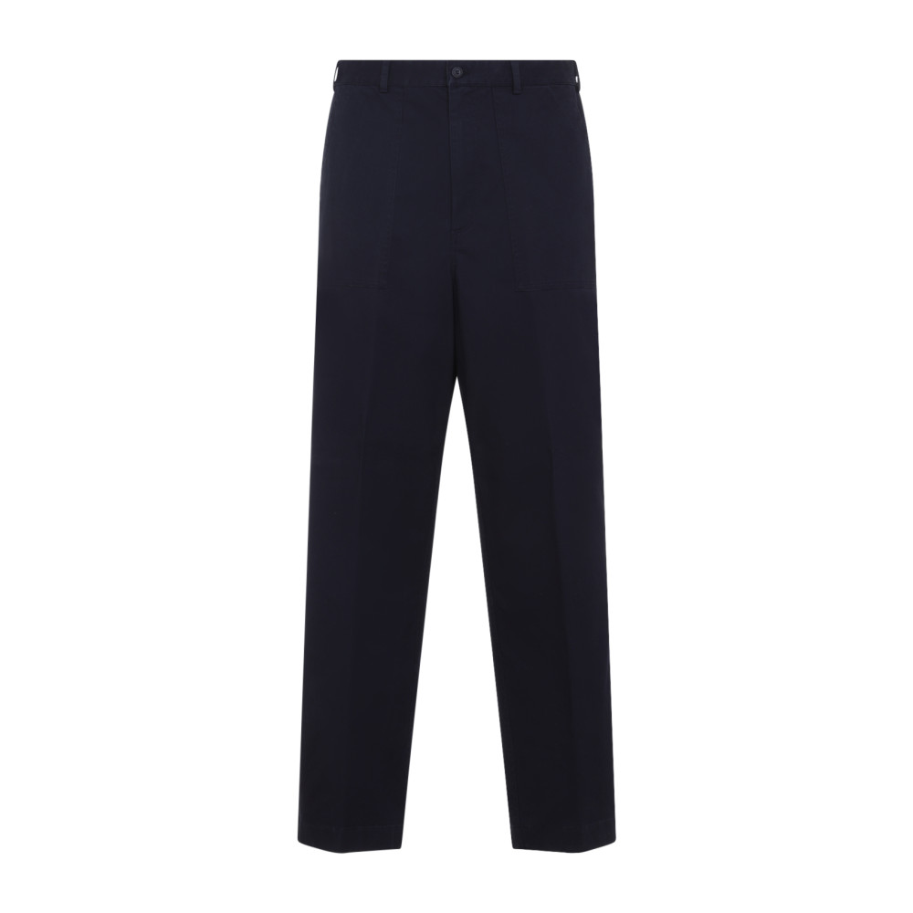Navy Blue Regular Pants
