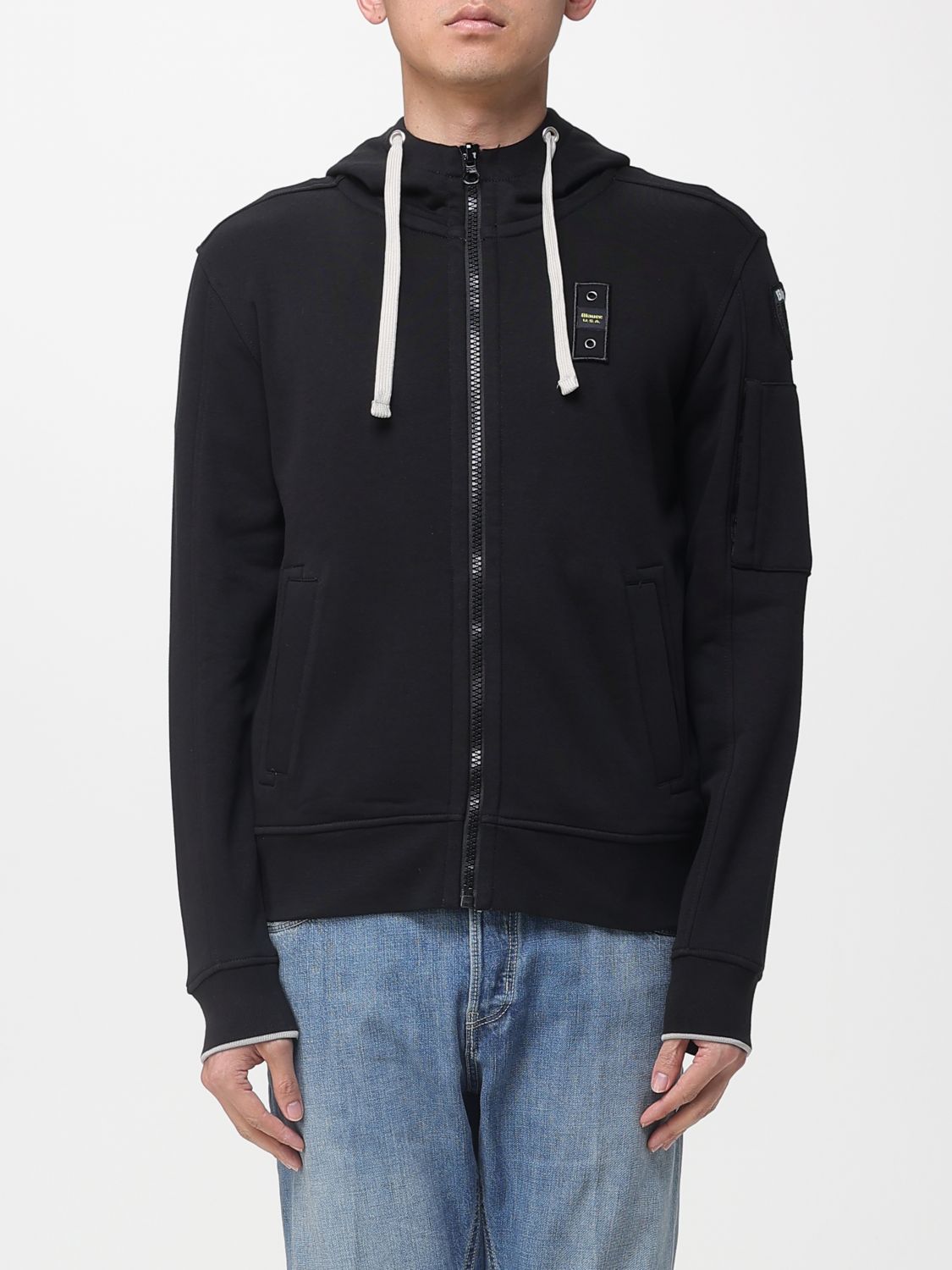 Sweatshirt Men color Black