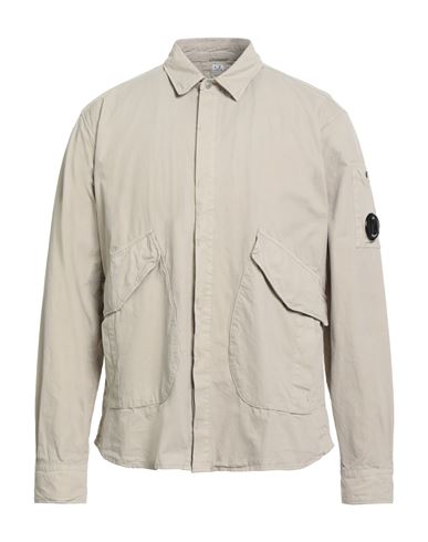 C. p. Company Man Shirt Beige Size XL Cotton