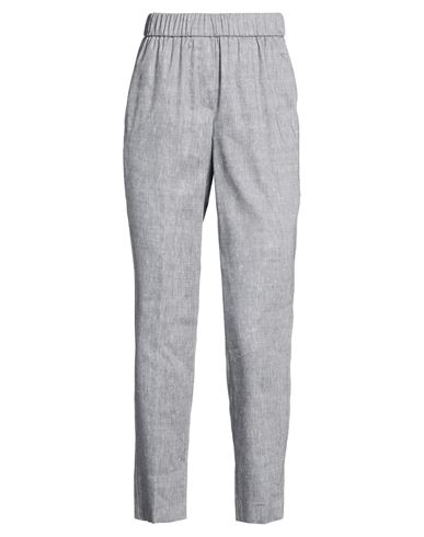 Woman Pants Grey Size 0 Wool, Linen