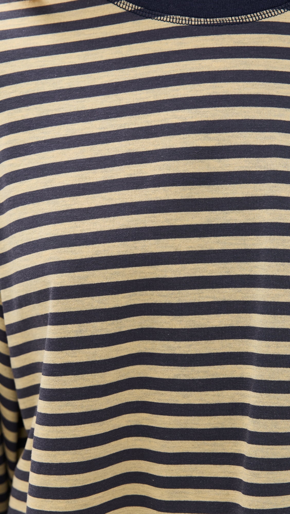 Bloom Long Sleeve Tee Beige Stripe