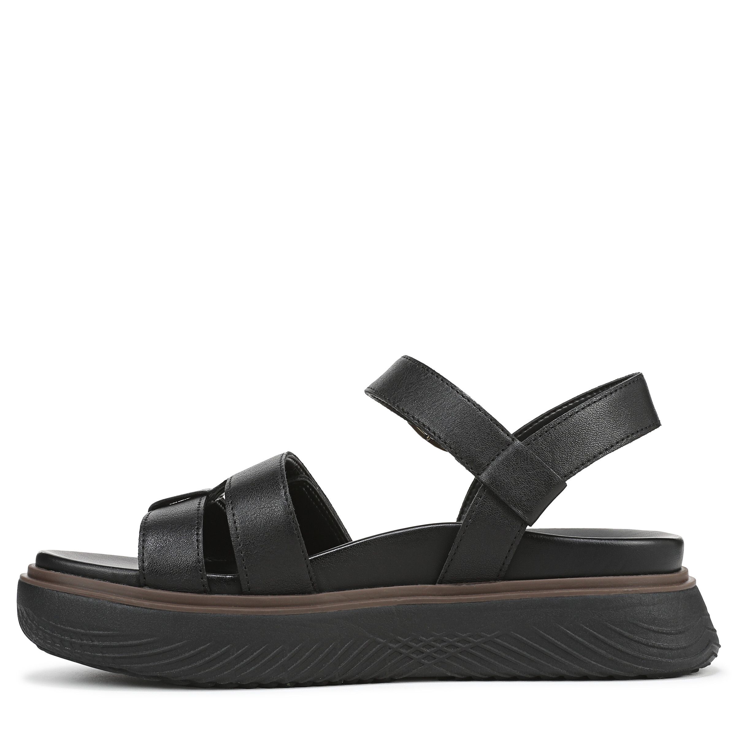 Vionic Solana Strappy Sandals In Black