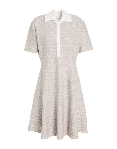 Woman Mini dress Beige Size S Wool, Viscose, Polyamide, Elastane