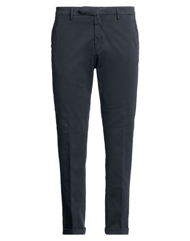 Man Pants Midnight blue Size 40 Cotton, Elastane