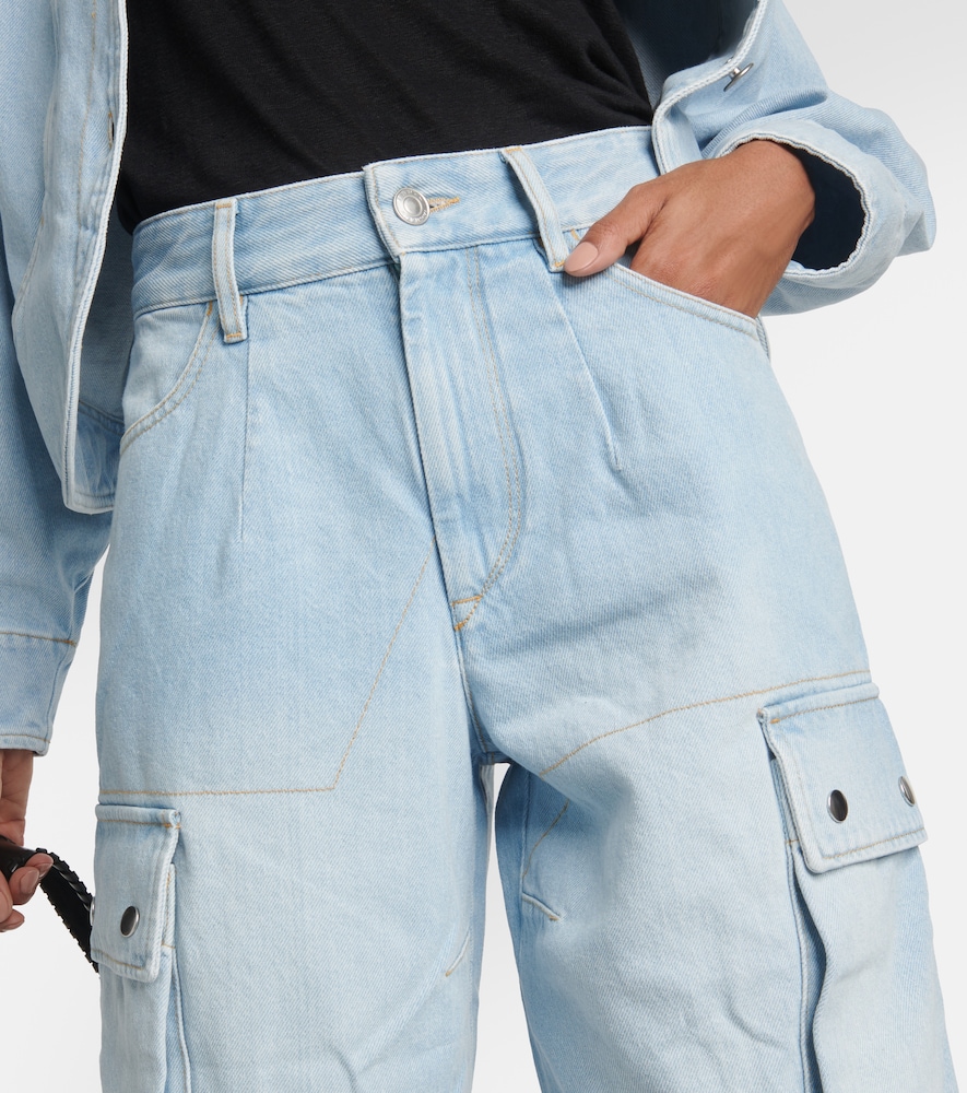 Isabel Marant Elore denim cargo pants