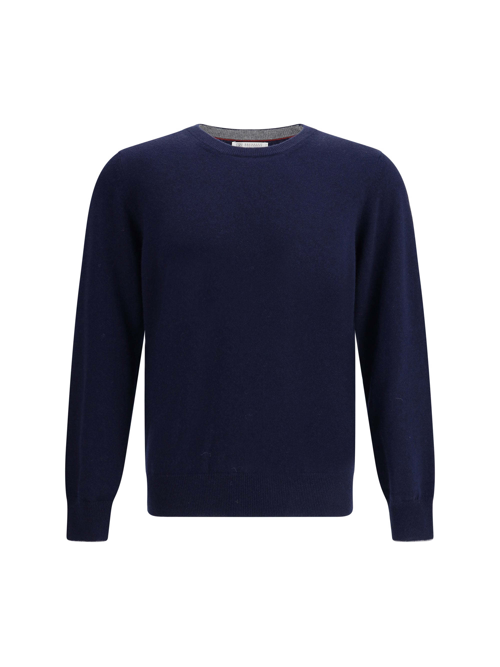 Cashmere Crew Neck Sweater — Navy