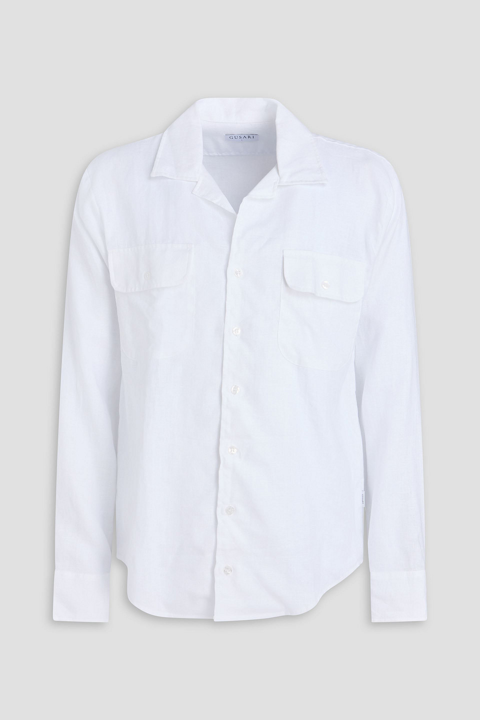 Safari linen shirt - White - XXL