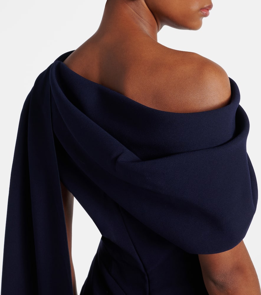 Roksanda Maite draped crêpe gown