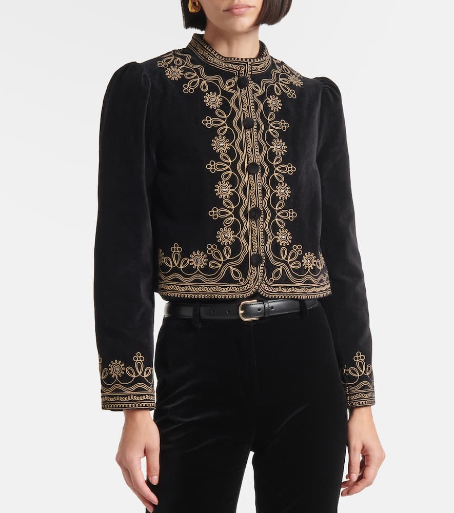 Denver embroidered cotton jacket