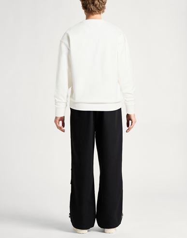 Man Sweatshirt White Size L Cotton