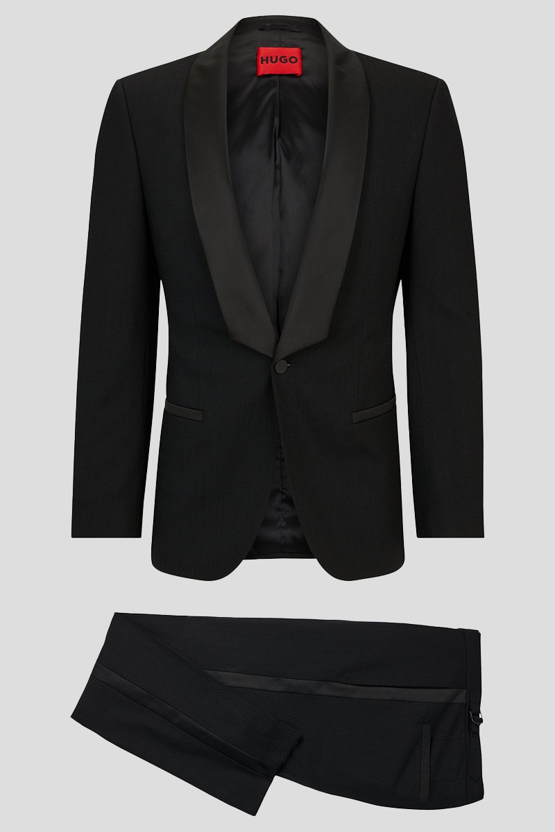 Evening Slim Fit Suit In Black