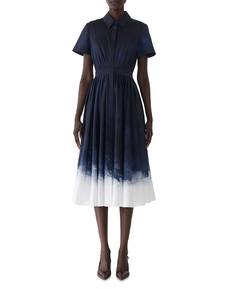 Brushed Canvas Printed Dress