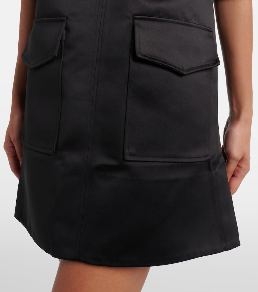 Open-back minidress