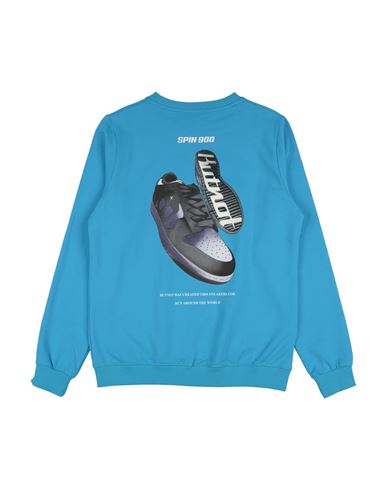 Kid Boy Sweatshirt Azure Size 16 Cotton, Elastane