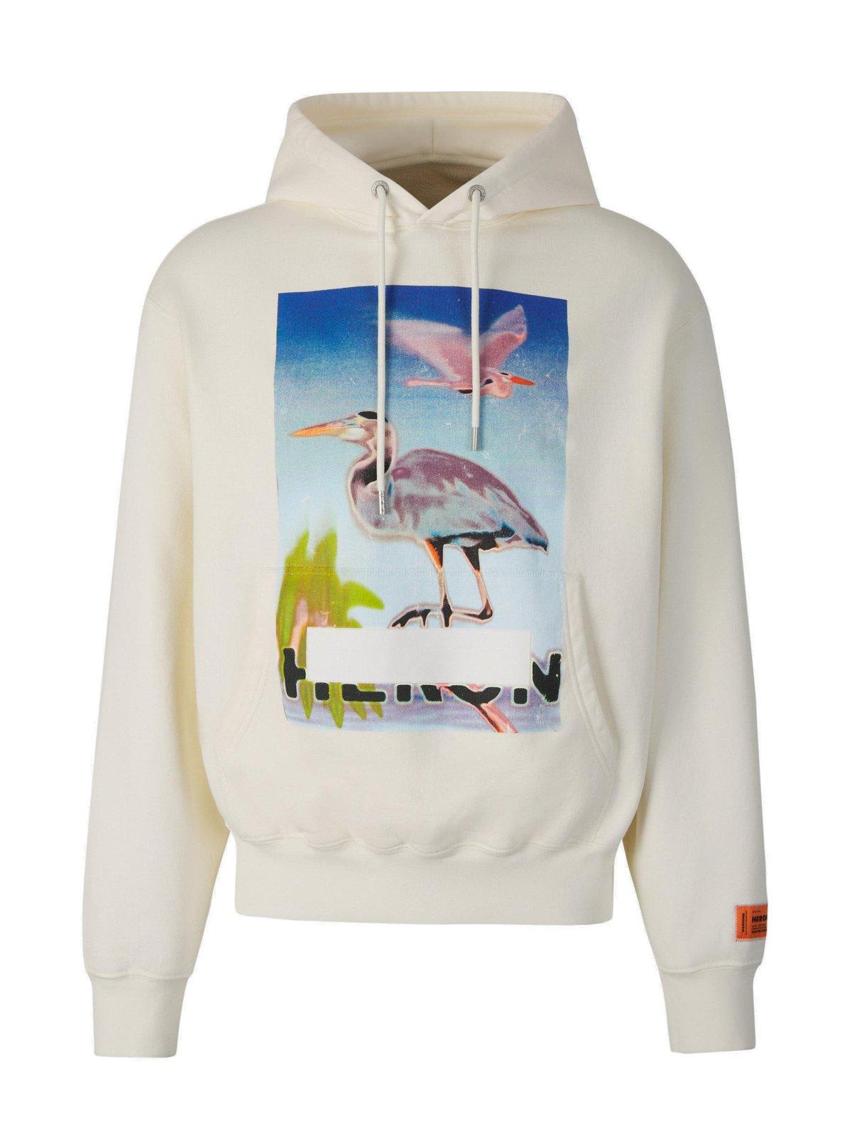 Censored Heron hoodie - Neutrals