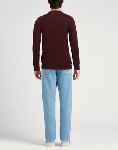 Man Sweater Burgundy Size 42 Wool
