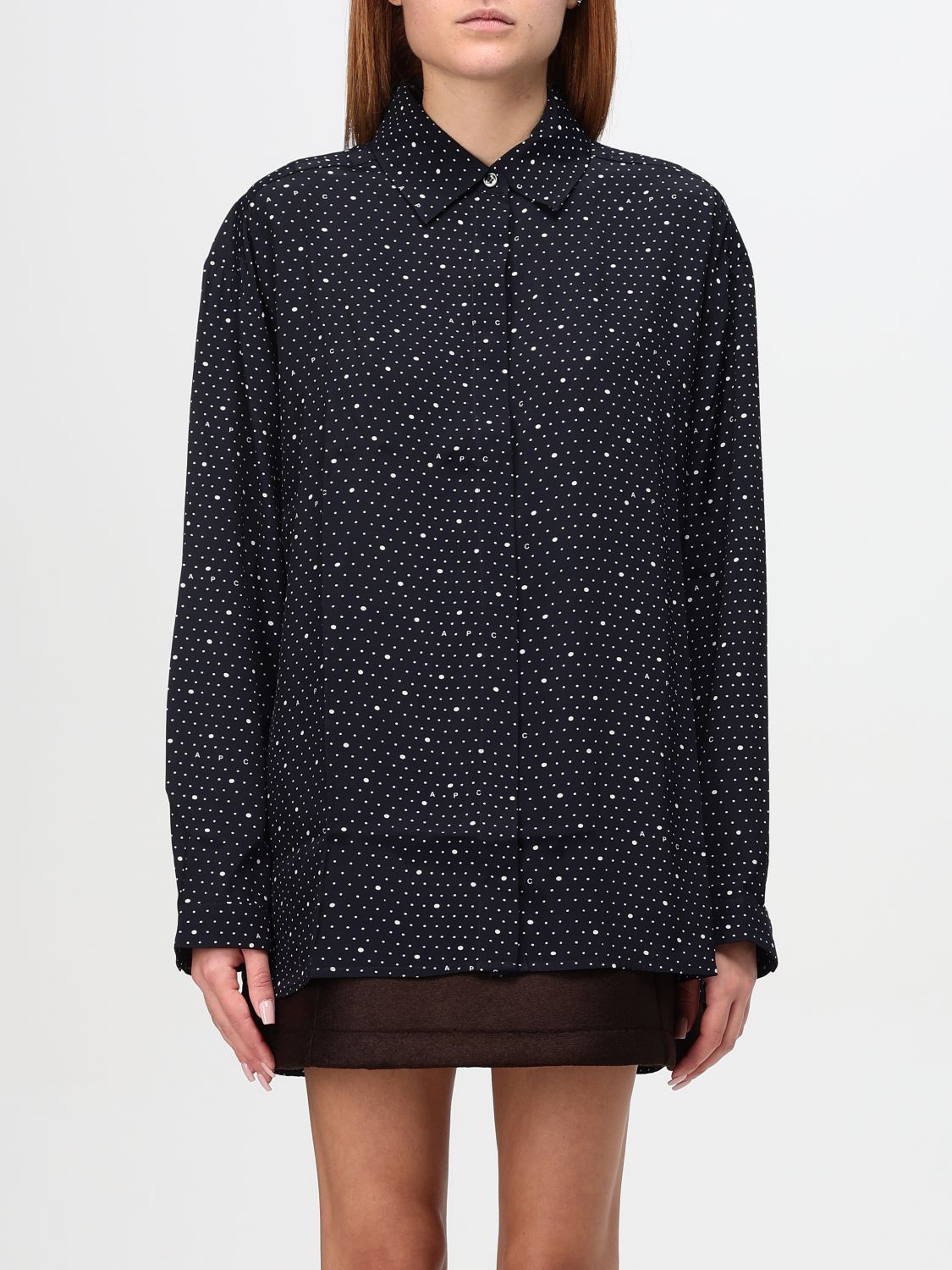 Polka-dot shirt - Blue