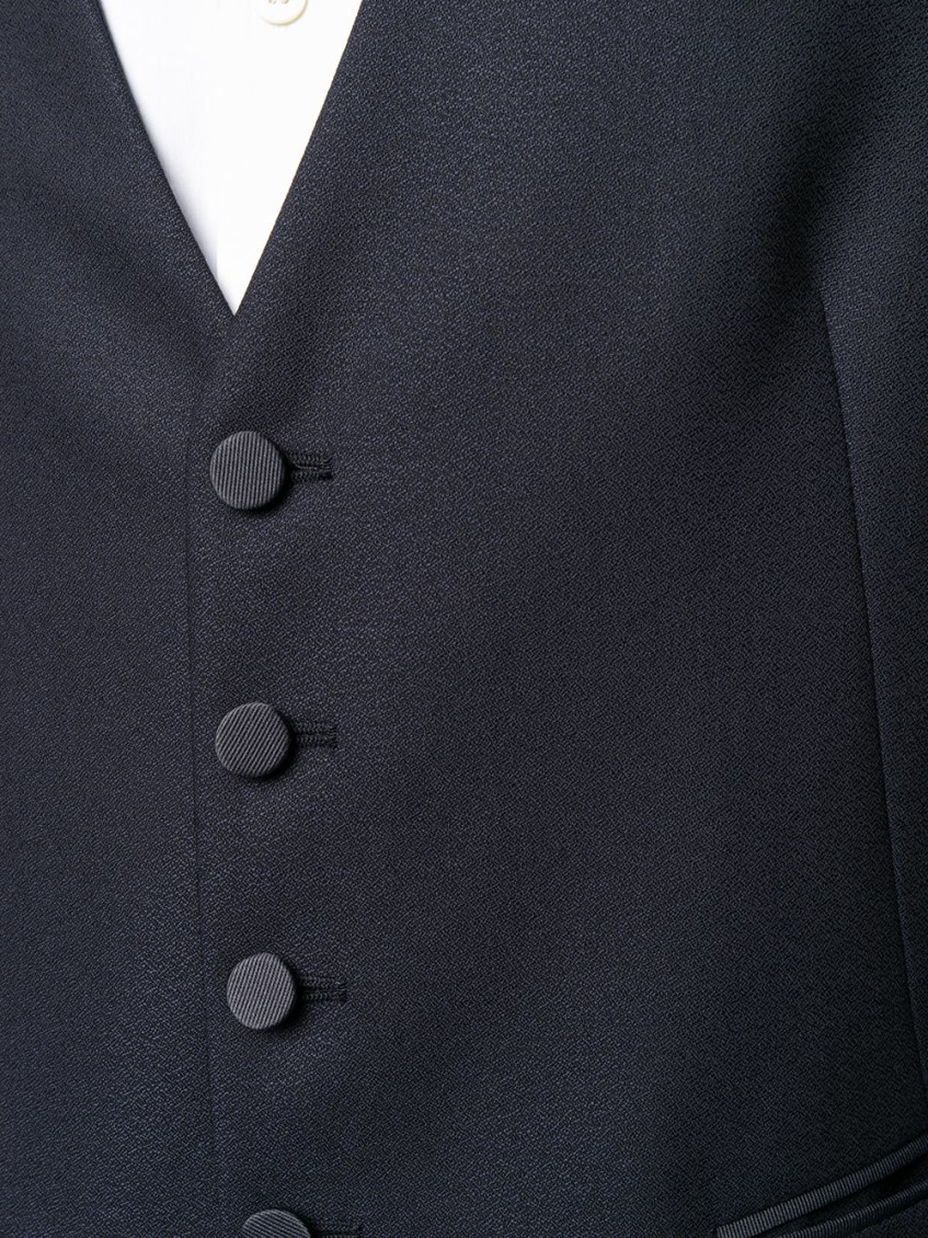 Navy Blue Three-piece Suit