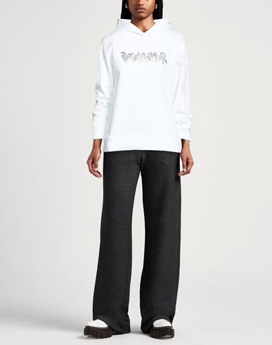 Woman Sweatshirt White Size S Cotton