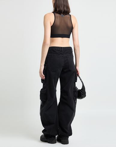 Woman Top Black Size M Polyamide, Elastane