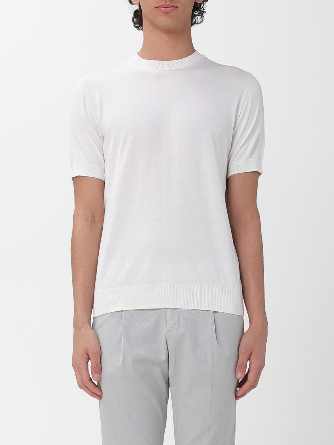 Polo Shirt Men color White