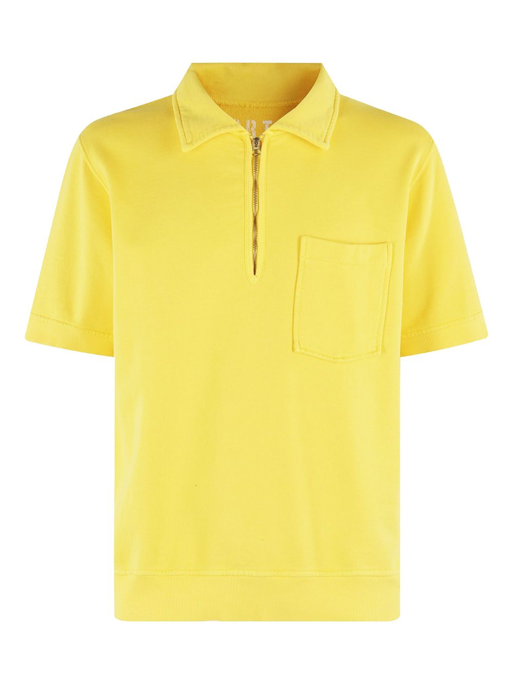 Fortela zip-detail polo shirt - Green