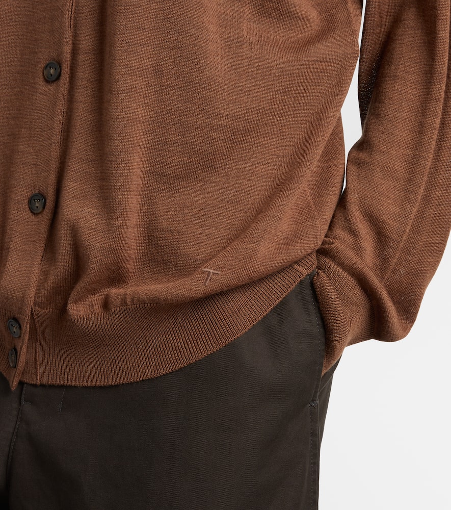 Virgin wool cardigan