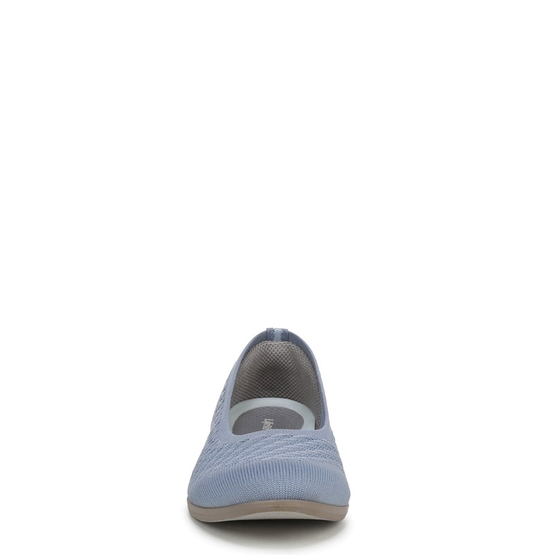 Women's Khloe Flat Shoes (Stonewash Blue Knit Fabric)