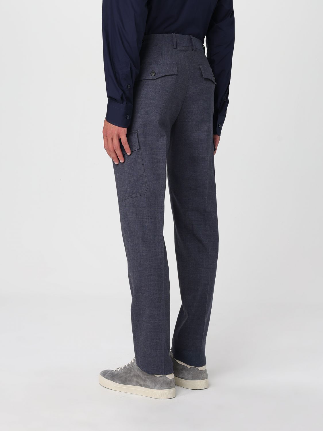 Tapered cargo trousers - Grey