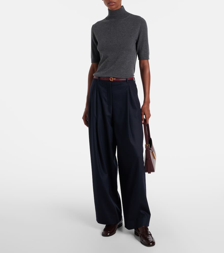 Titty wool wide-leg pants