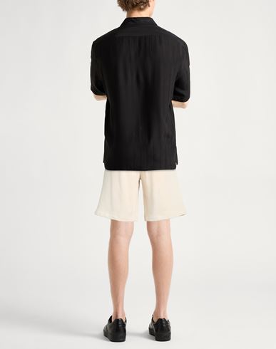 Man Shorts & Bermuda Shorts Cream Size L Cotton