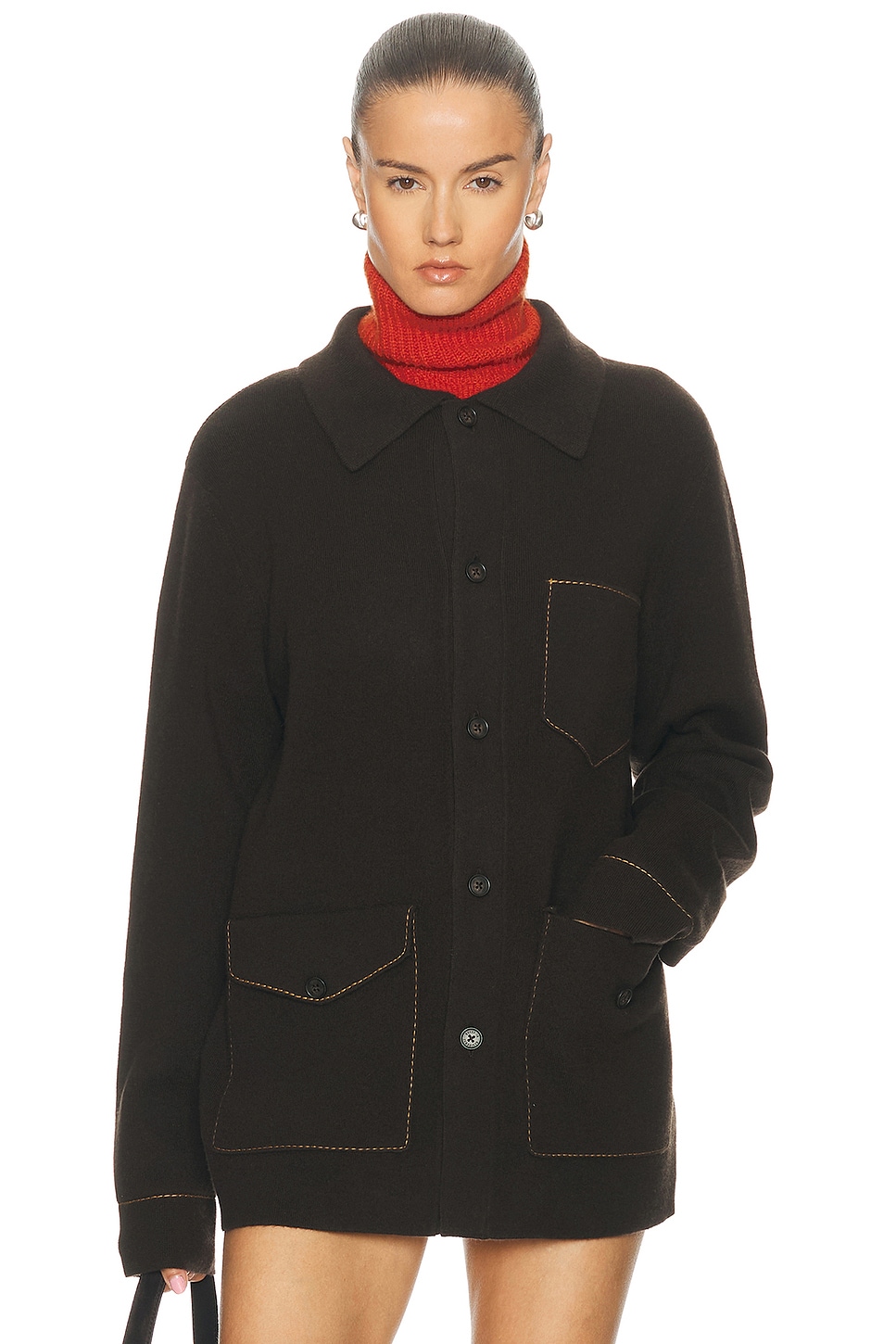 Guest In Residence Industry Jacket in Burnt Cocoa & Almond. L also in