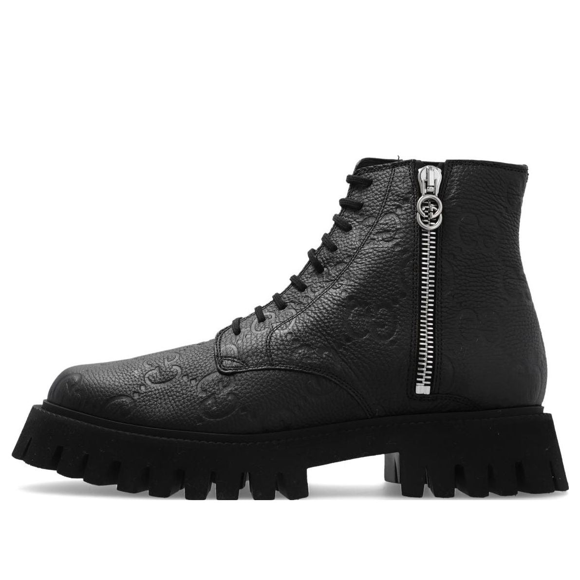 GG leather boot 'Black'