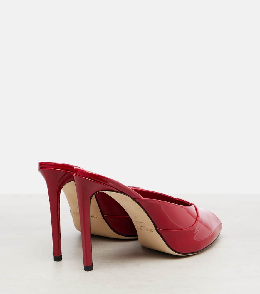Brigitte 100 patent leather mules