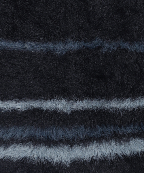 XTA095 Stripe Soft Hairy Beanie