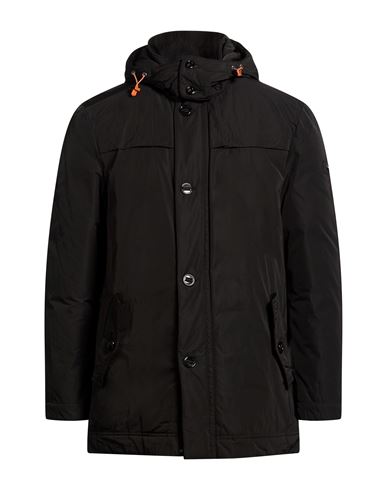 Man Puffer Black Size 40 Polyester