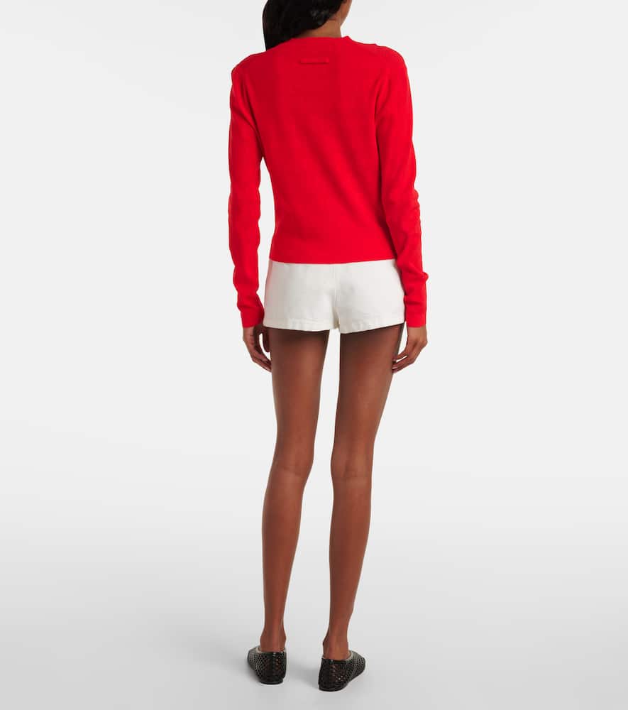 T Monogram jacquard cardigan