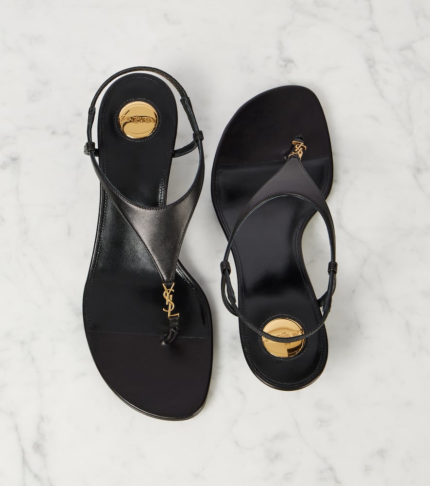 Cassandre 40 leather wedges