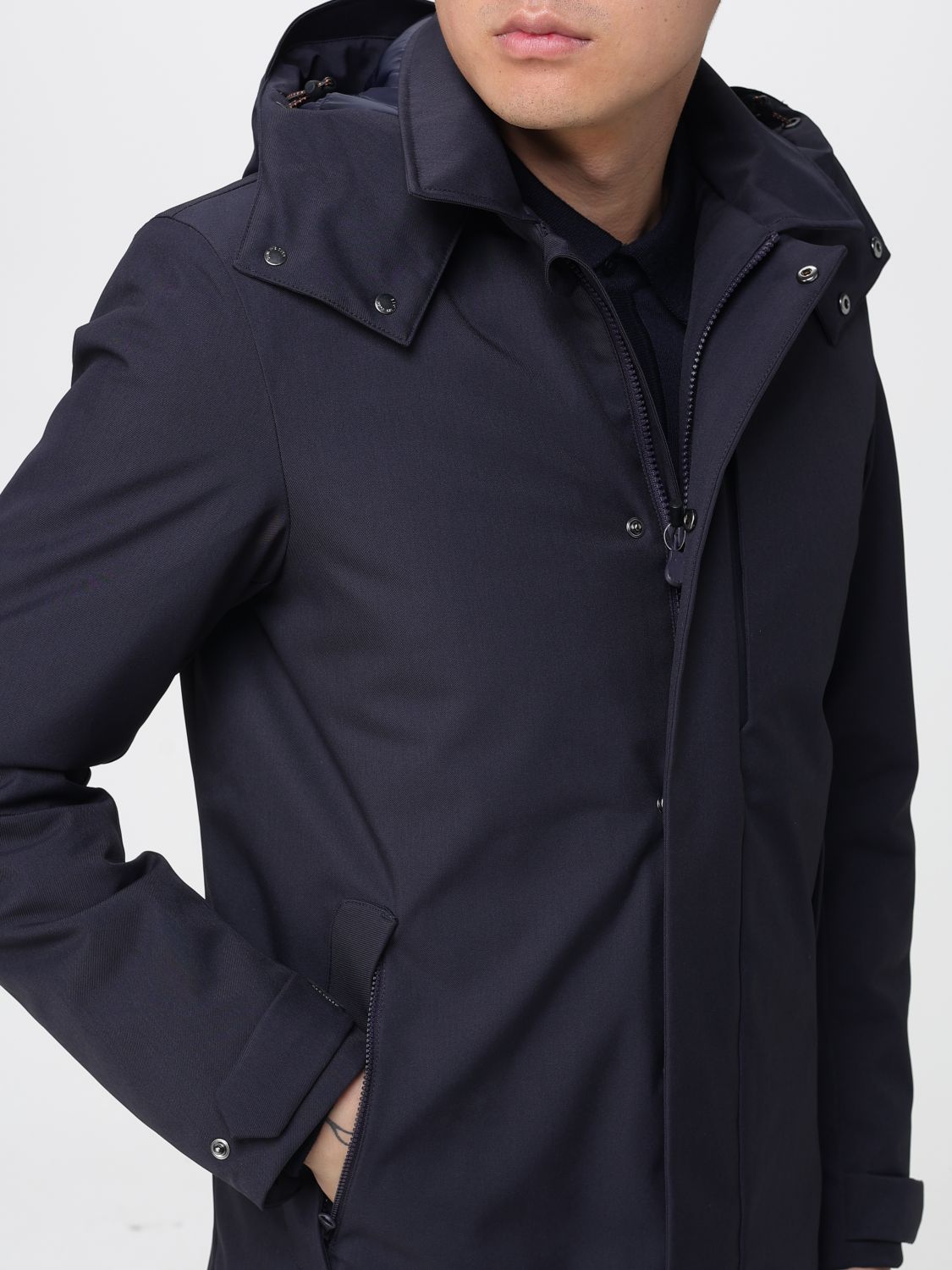 Jacket Men color Blue