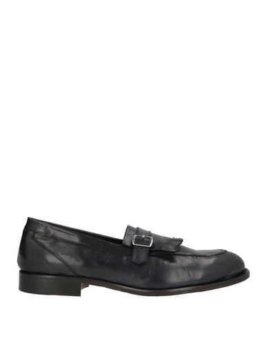 Man Loafers Midnight blue Size 11 Leather