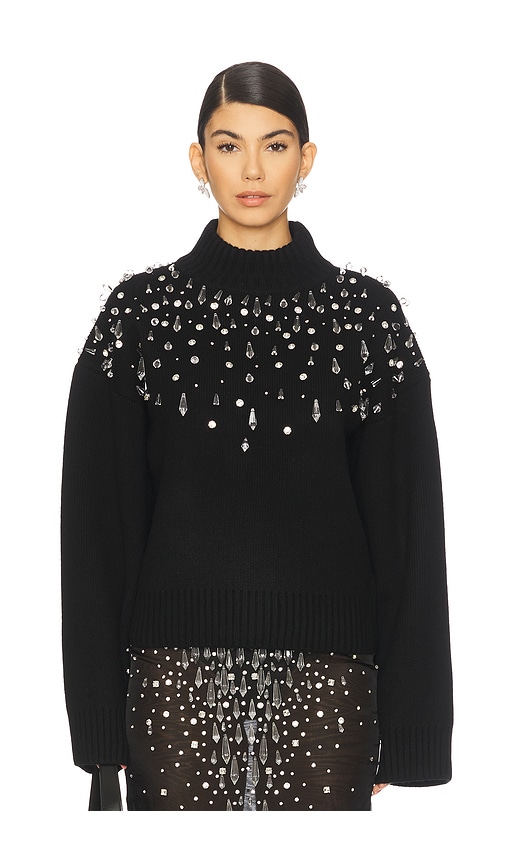Retrofete Christa Sweater in Black - Black. XL also in XS, S