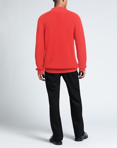 Amaranto Man Turtleneck Red Size XL Wool