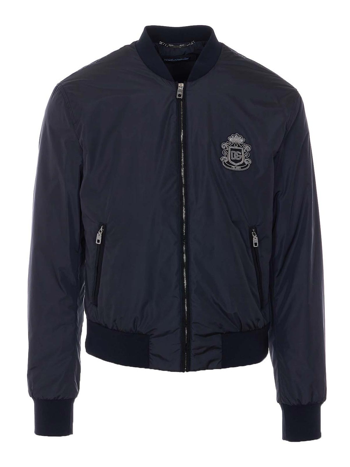 Black Jacket With Frontal Zip Closure